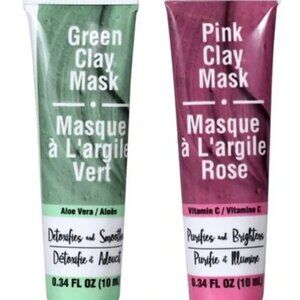 Clay mask 2 pc Sachets - Pack of 3 + Free Gift